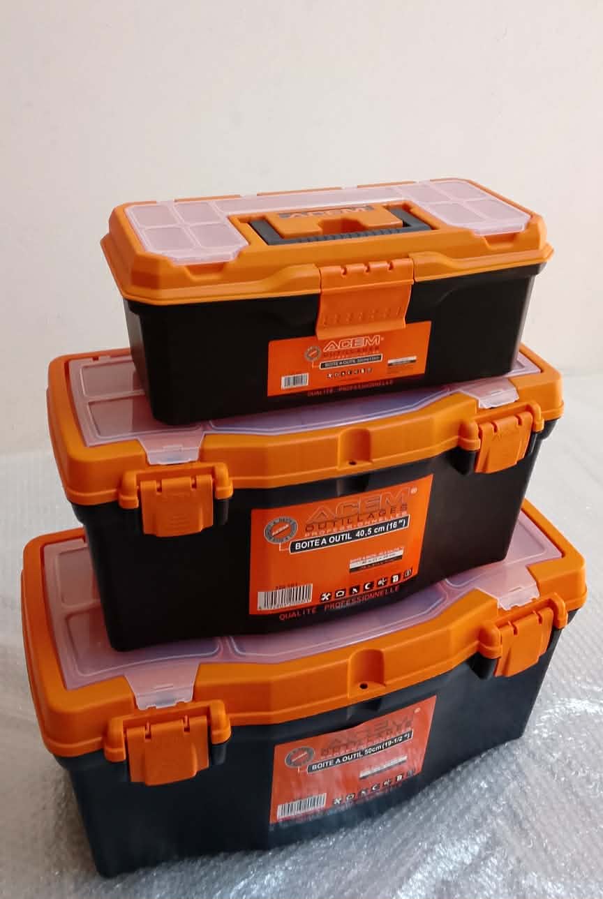 Pack 3 Boîtes à Outils ACEM - 32cm + 40.5cm + 50cm
